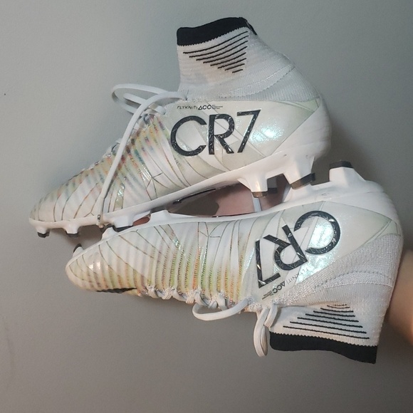 Nike junior mercurial x victory 6 soccer shoes cleats CR7 flyknit size 4.5 kids - Picture 10 of 11